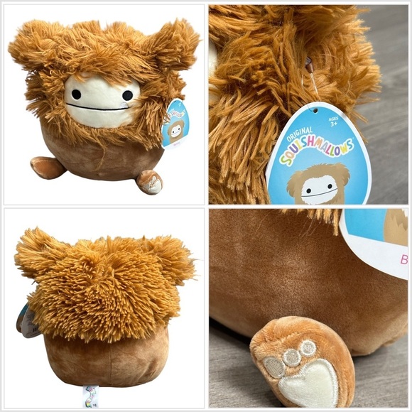 Kellytoy Other - Squishmallow Benny The Bigfoot with Golden Hair 8" pals Plush Stuffed Animal NWT